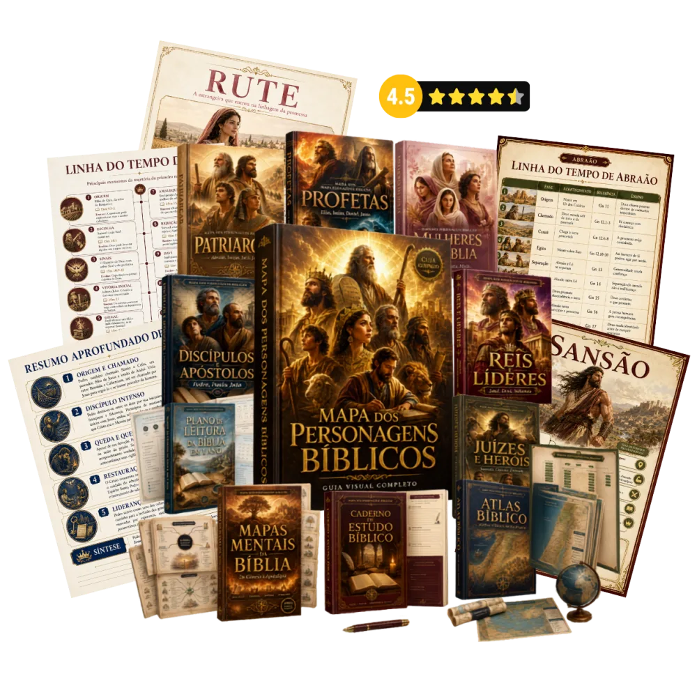 Mapa dos Personagens Bíblicos